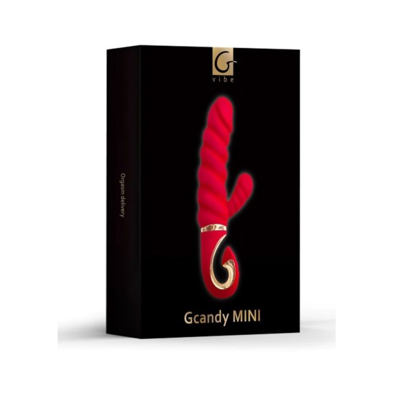 VIBRATORE RABBIT CON RILIEVI SEX TOY PER DONNA RICARICABILE GCANDY MINI