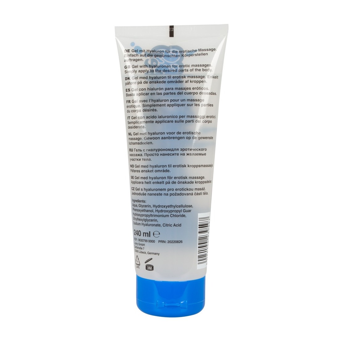 GEL AD ACQUA PER MASSAGGIO EROTICO COMPLETO...