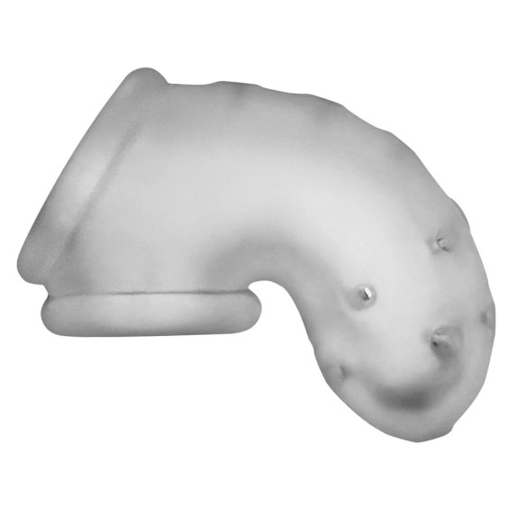 CINTURA DI CASTITA' PER UOMO SEXY IN SILICONE CON FORI PER LA MINZIONE
