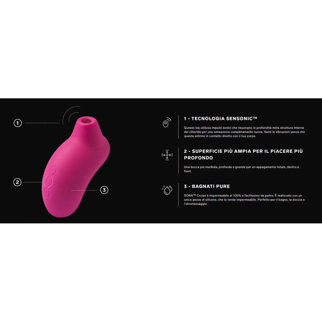 SUCCHIA CLITORIDE SEX TOY DONNA CON TECNOLOGIA...