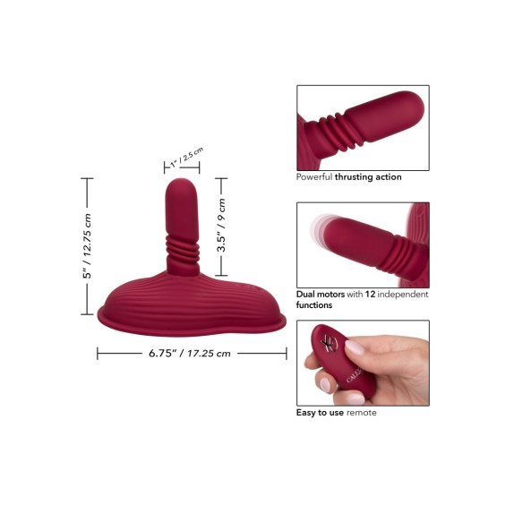 DUAL RIDER SEX TOY SITTING ON PER DONNA CON MOVIMENTO A SPINTA CALEXOTICS