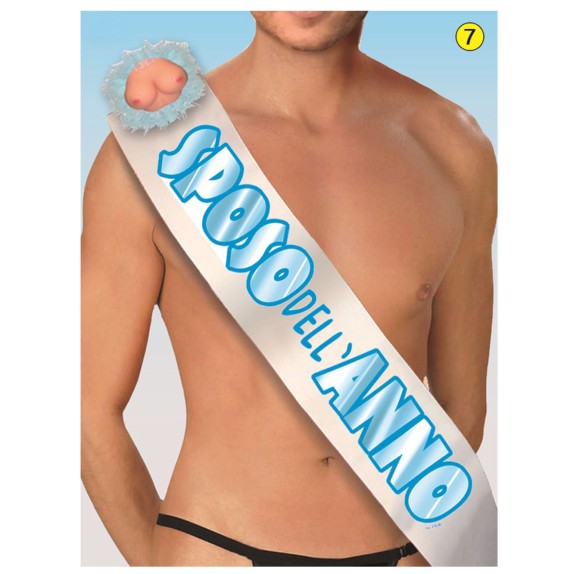 FASCIA SEXY SPOSO DELL'ANNO GADGET SCHERZOSI