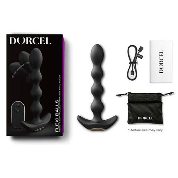 PALLINE ANALI VIBRANTI FLESSIBILI CON TELECOMDANDO FLEXI BALLS DORCEL