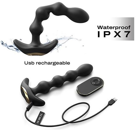 PALLINE ANALI VIBRANTI FLESSIBILI CON TELECOMDANDO FLEXI BALLS DORCEL