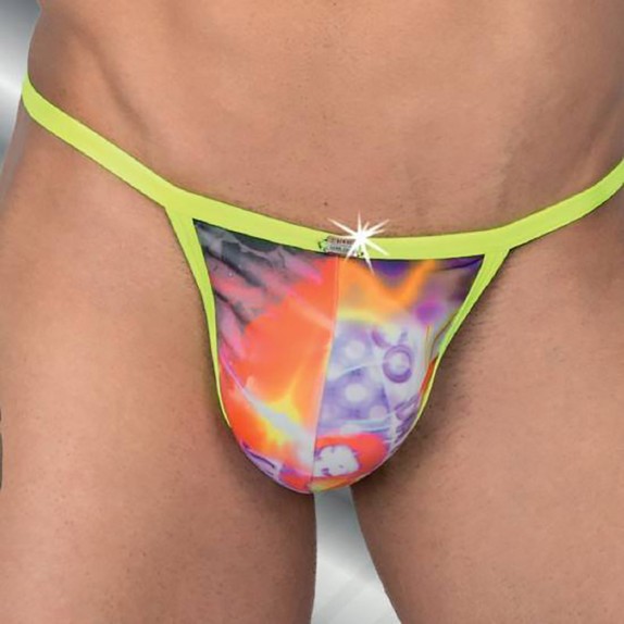 COSTUME DA MARE SEXY UOMO CON PERIZOMA FILETTO IN FANTASIA EROS VENEZIANI