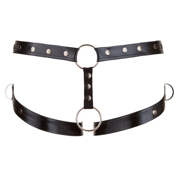 ESALTAFALLO SEXY PER UOMO IN SPANDEX CON ANELLO IN METALLO