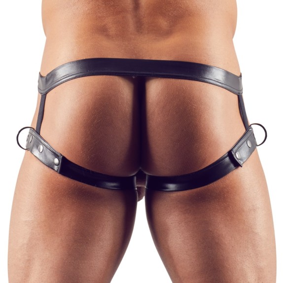 ESALTAFALLO SEXY PER UOMO IN SPANDEX CON ANELLO IN METALLO