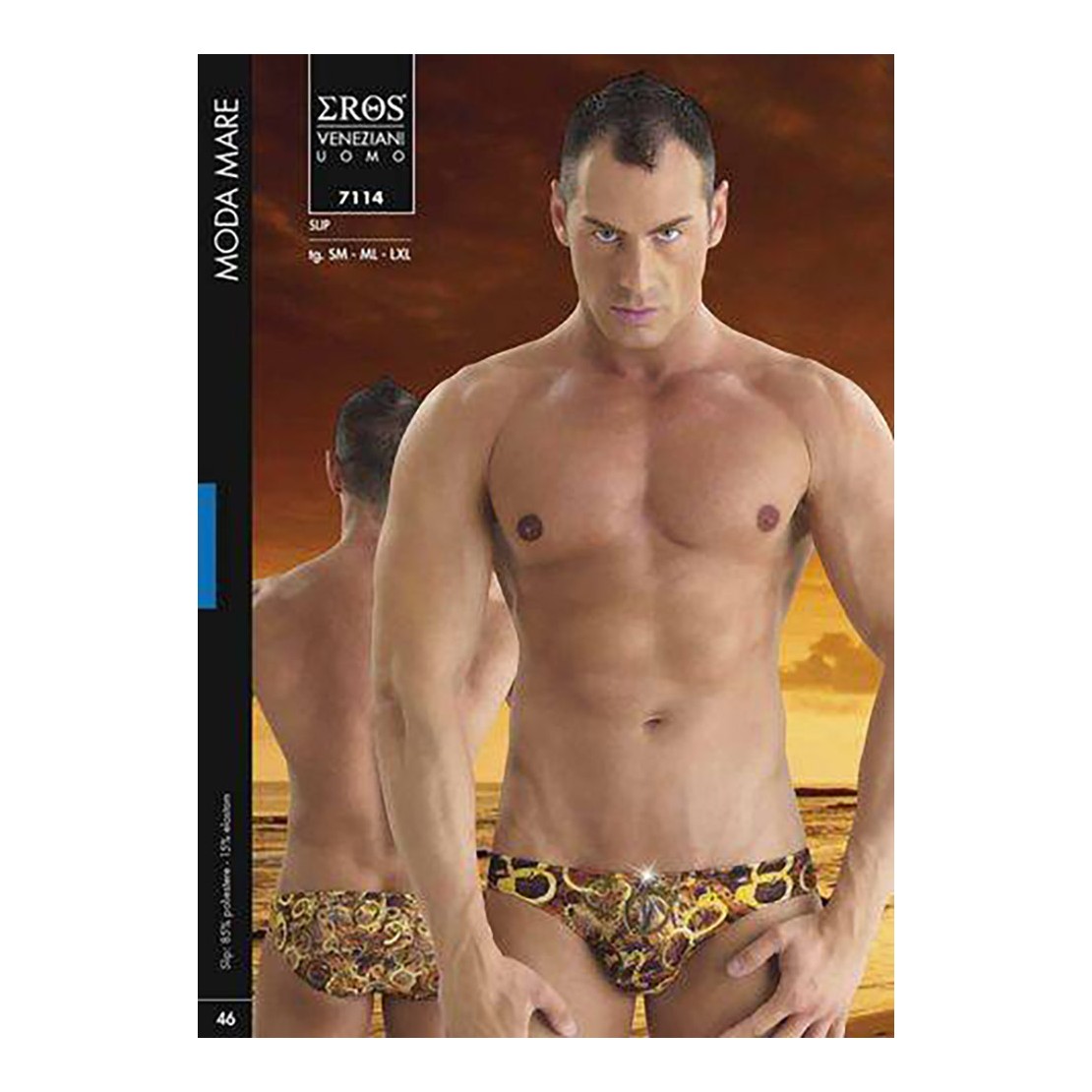 COSTUME MARE UOMO SLIP CON FANTASIA