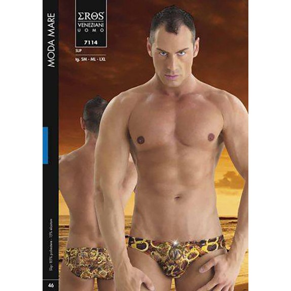COSTUME MARE UOMO SLIP CON FANTASIA