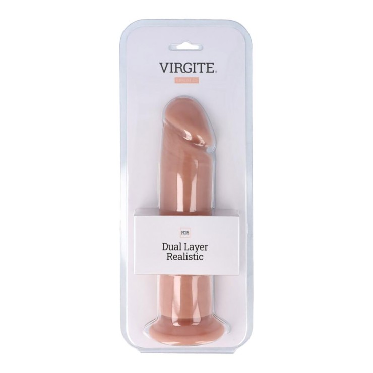 FALLO DILDO REALISTICO 23,5 CM DOPPIO STRATO CON BASE A...