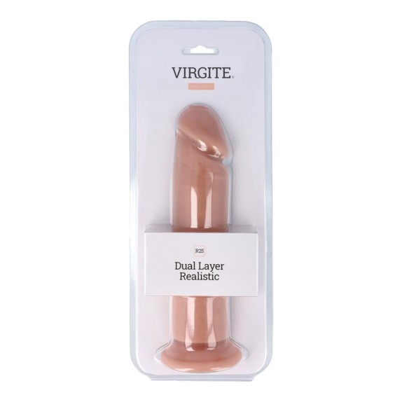 FALLO DILDO REALISTICO ... CM CON BASE A VENTOSA COLOR CARNE VIRGITE