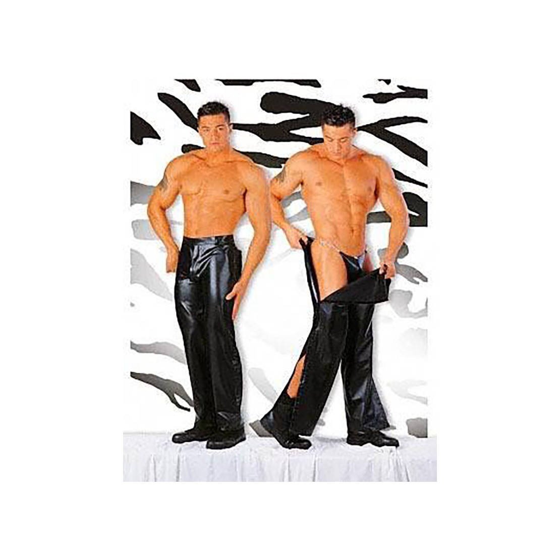 PANTALONI DA STRIP-TEASE IN ECOPELLE
