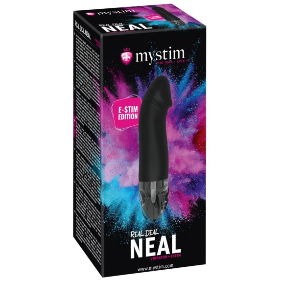 VIBRATORE SEXY FORMA FALLICA CON ELETTROSTIMOLAZIONE NEAL MYSTIM