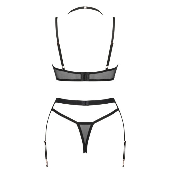 copy of SET 3 PEZZI COMPLETO INTIMO PER DONNA SEXY NERO