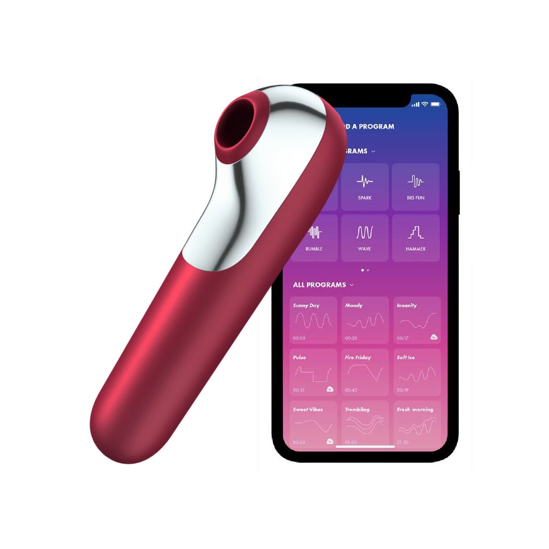 SUCCHIA CLITORIDE SEX TOY RICARICABILE CON APP...