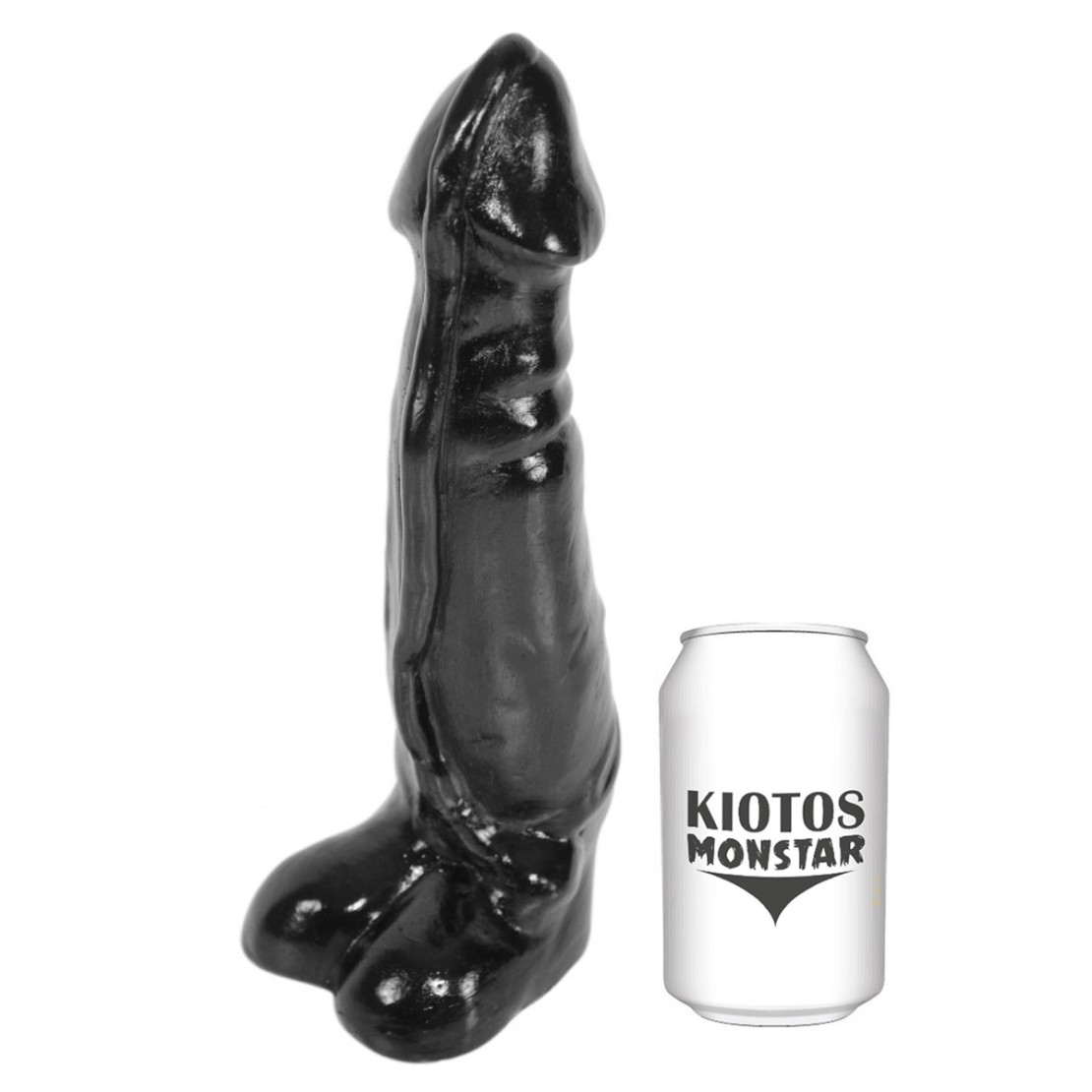 FALLO DILDO REALISTICO NERO SEX TOY CM. 24 GRIFFIN