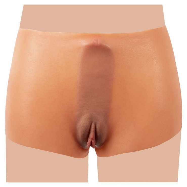 MUTANDA INDOSSABILE A FORMA DI VAGINA REALISTICA CON ANO... 2