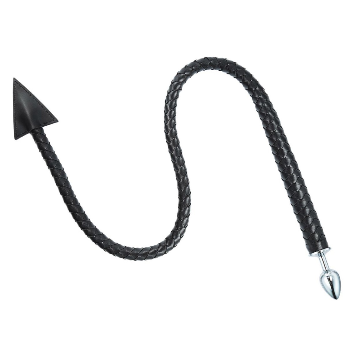 PLUG ANALE CON CODA DEL DIAVOLO IN PELLE...