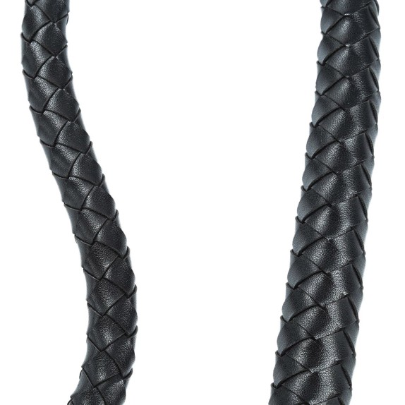 PLUG ANALE CON CODA DEL DIAVOLO IN PELLE SINTETICA E METALLO