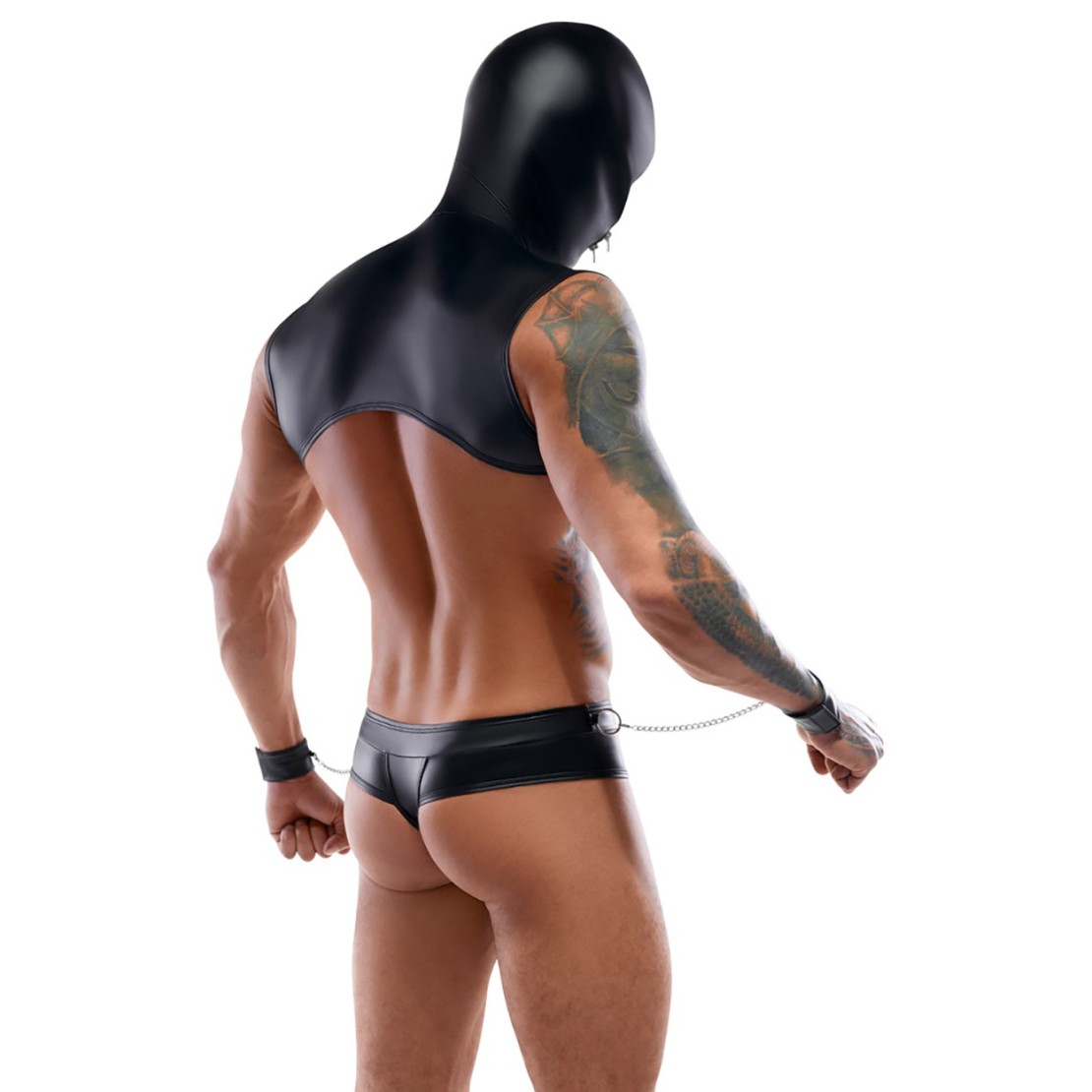 COMPLETO BONDAGE SEXY SET 4 PEZZI PER UOMO...
