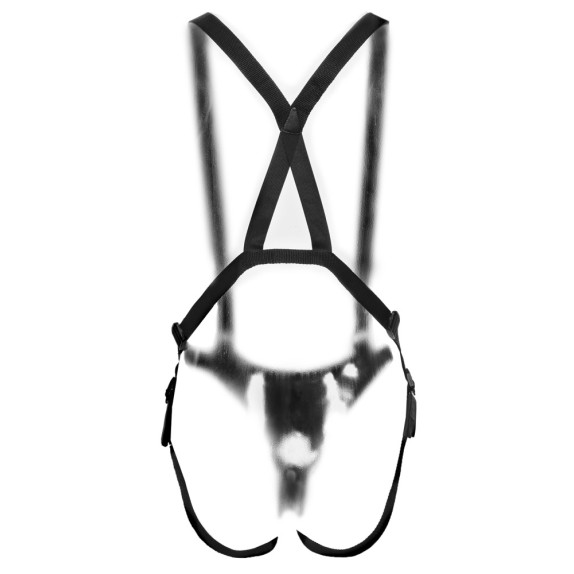 STRAP-ON APERTO PER UOMO SEX TOY 25 CM CON SOSPENSORIO KING COCK