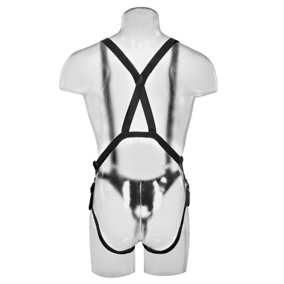 STRAP-ON APERTO PER UOMO SEX TOY 25 CM CON SOSPENSORIO KING COCK