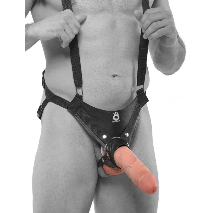 STRAP-ON APERTO PER UOMO SEX TOY 25 CM CON SOSPENSORIO... 2