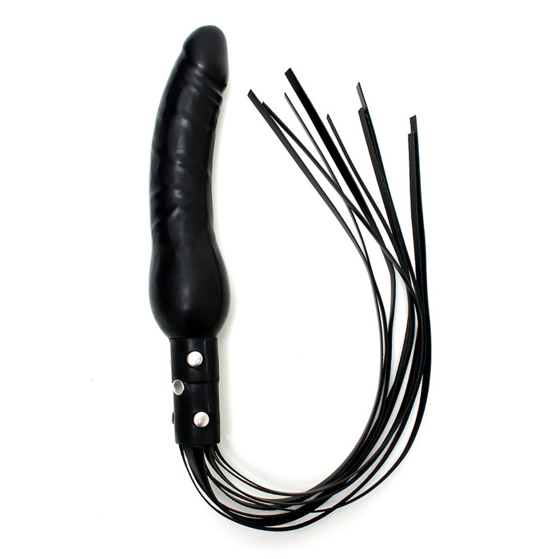 FRUSTA SEXY CON MANICO A DILDO IN LATEX E...
