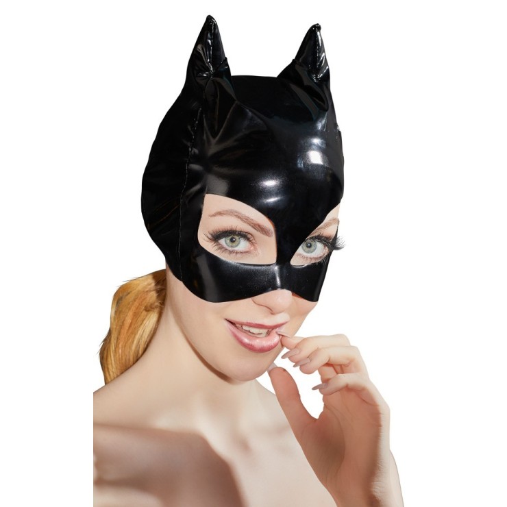 MASCHERA CAT WOMAN IN VINILE LUCIDO 2