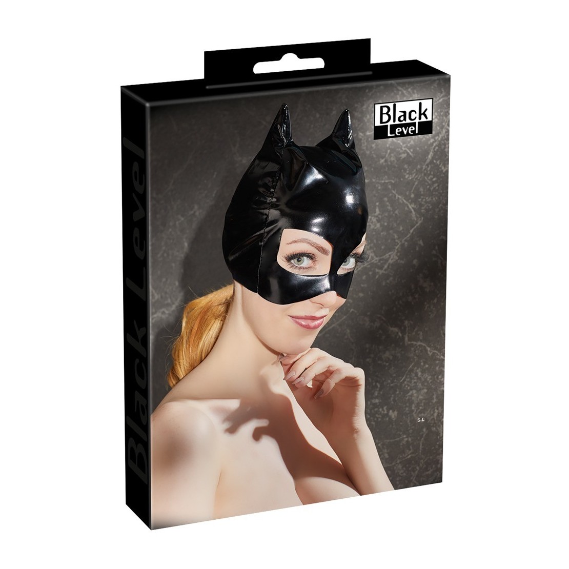 MASCHERA CAT WOMAN IN VINILE LUCIDO 