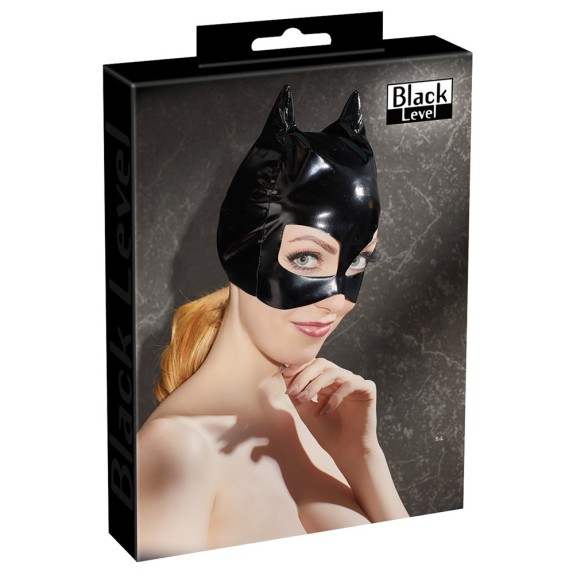 MASCHERA CAT WOMAN IN VINILE LUCIDO 