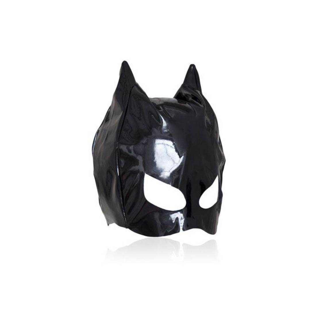 MASCHERA SEXY NERA DA CATWOMAN IN VINILE
