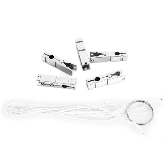 SET DI 5 MOLLETTE PINZETTE PER CAPEZZOLI E ZONE EROGENE