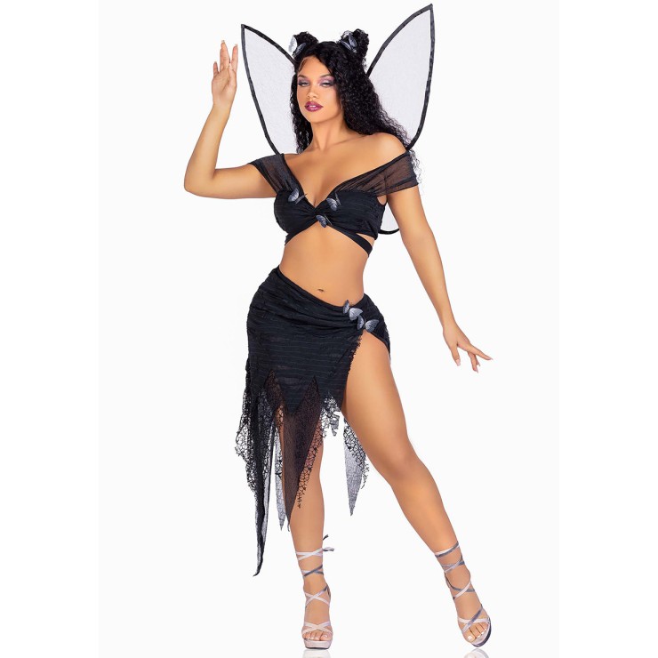 COSTUME TRAVESTIMENTO DA SEXY FATINA PER DONNA SET 4...