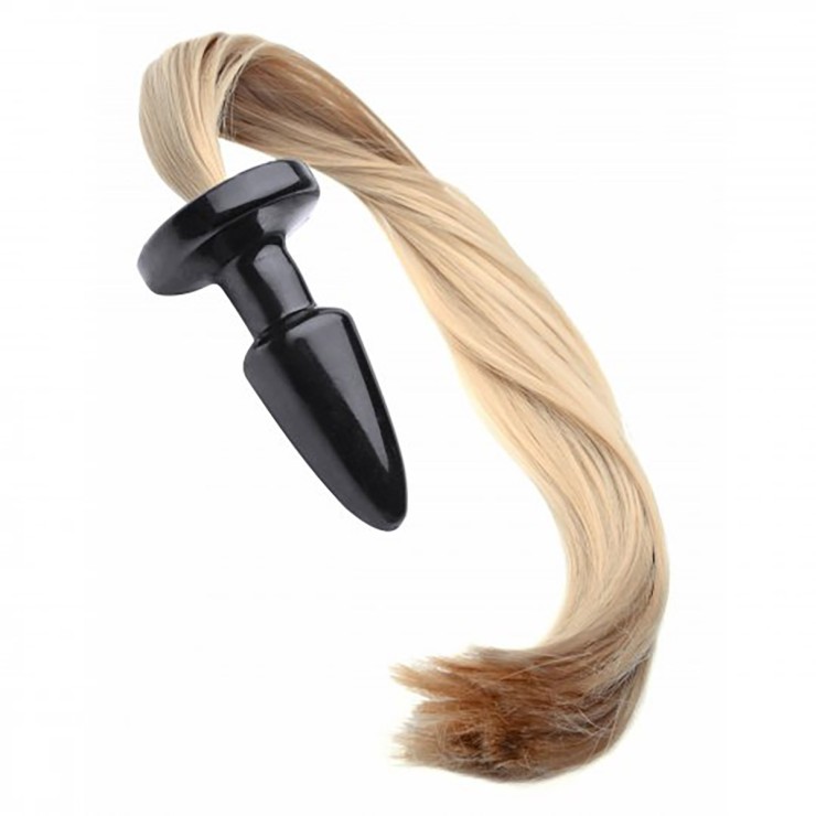 TAPPO ANALE CON CODA BIONDA PONY TAIL