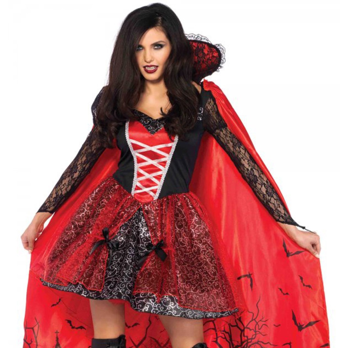 COSTUME TRAVESTIMENTO SEXY DA VAMPIRA CON...