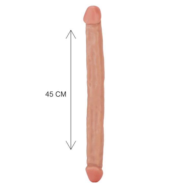 FALLO DOPPIA TESTA DI GRANDI DIMENSIONI IN PVC 46CM GET REAL 2