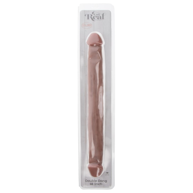 FALLO DOPPIA TESTA DI GRANDI DIMENSIONI IN PVC 46CM GET REAL