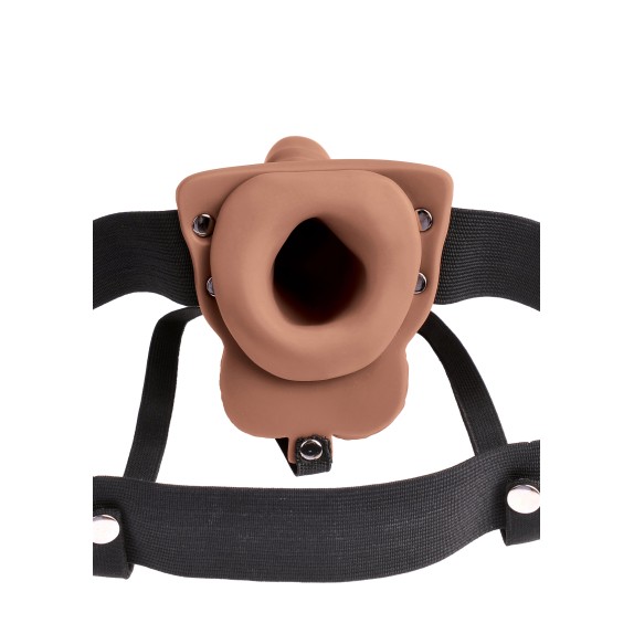 STRAP-ON INCAVO APERTO CON PROLUNGA PER UOMO SEX TOY CON VIBRAZIONE