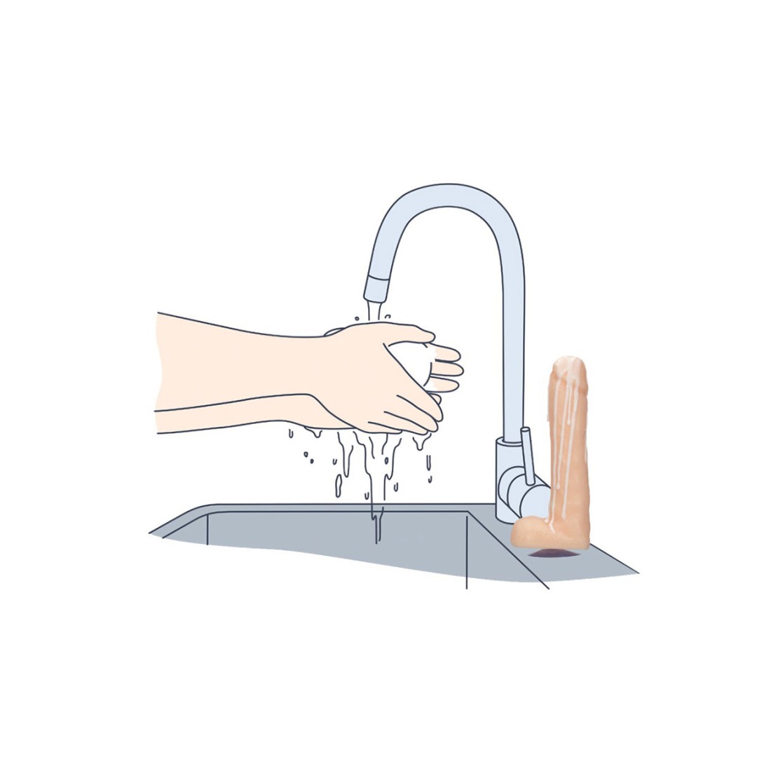 SAPONE PER MANI A FORMA DI FALLO REALISTICO CON...