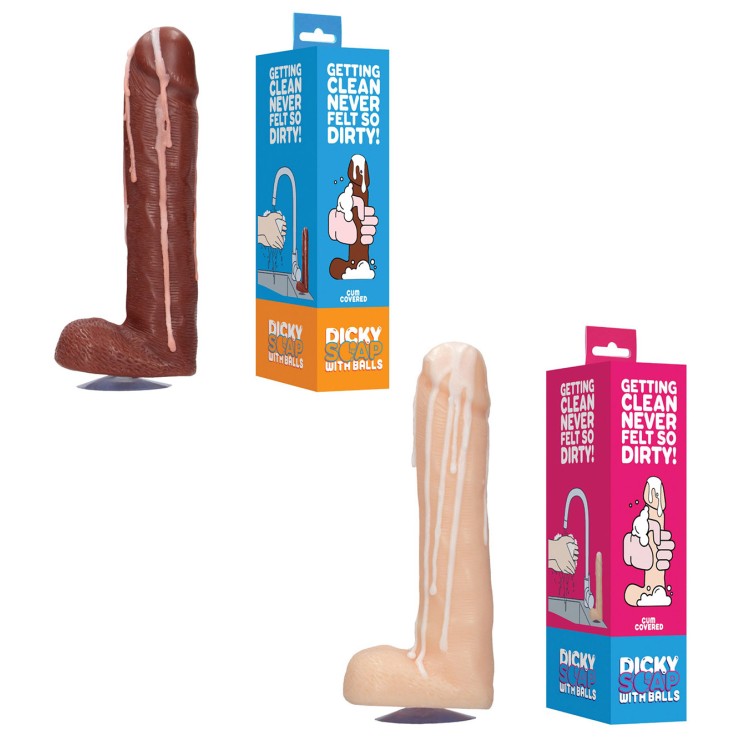 SAPONE PER MANI A FORMA DI FALLO REALISTICO CON SPERMA E...