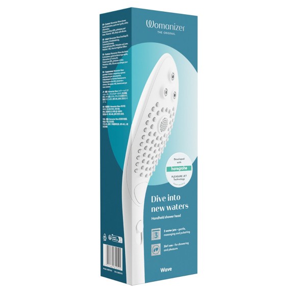 WOMANIZER WAVE SOFFIONE E STIMOLATORE ESTERNO PER DOCCIA