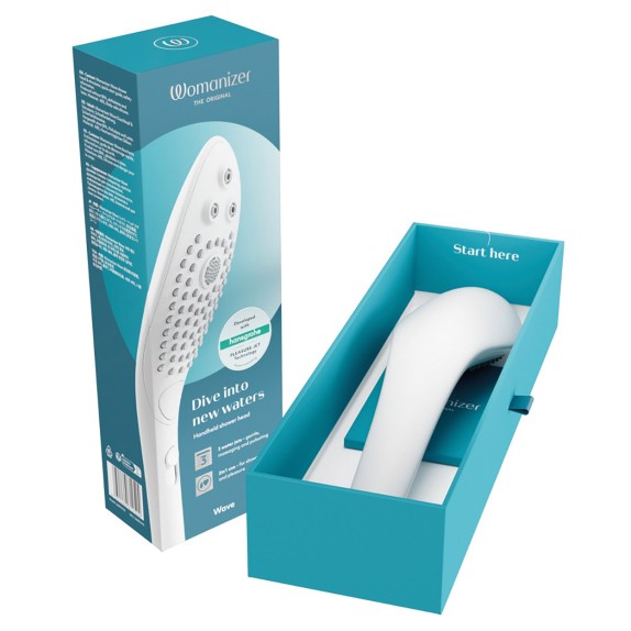 WOMANIZER WAVE SOFFIONE E STIMOLATORE ESTERNO PER DOCCIA