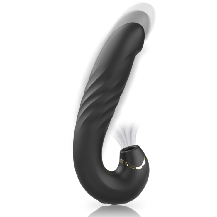 VIBRATORE DOPPIA STIMOLAZIONE PER CLITORIDE E PUNTO G CON...