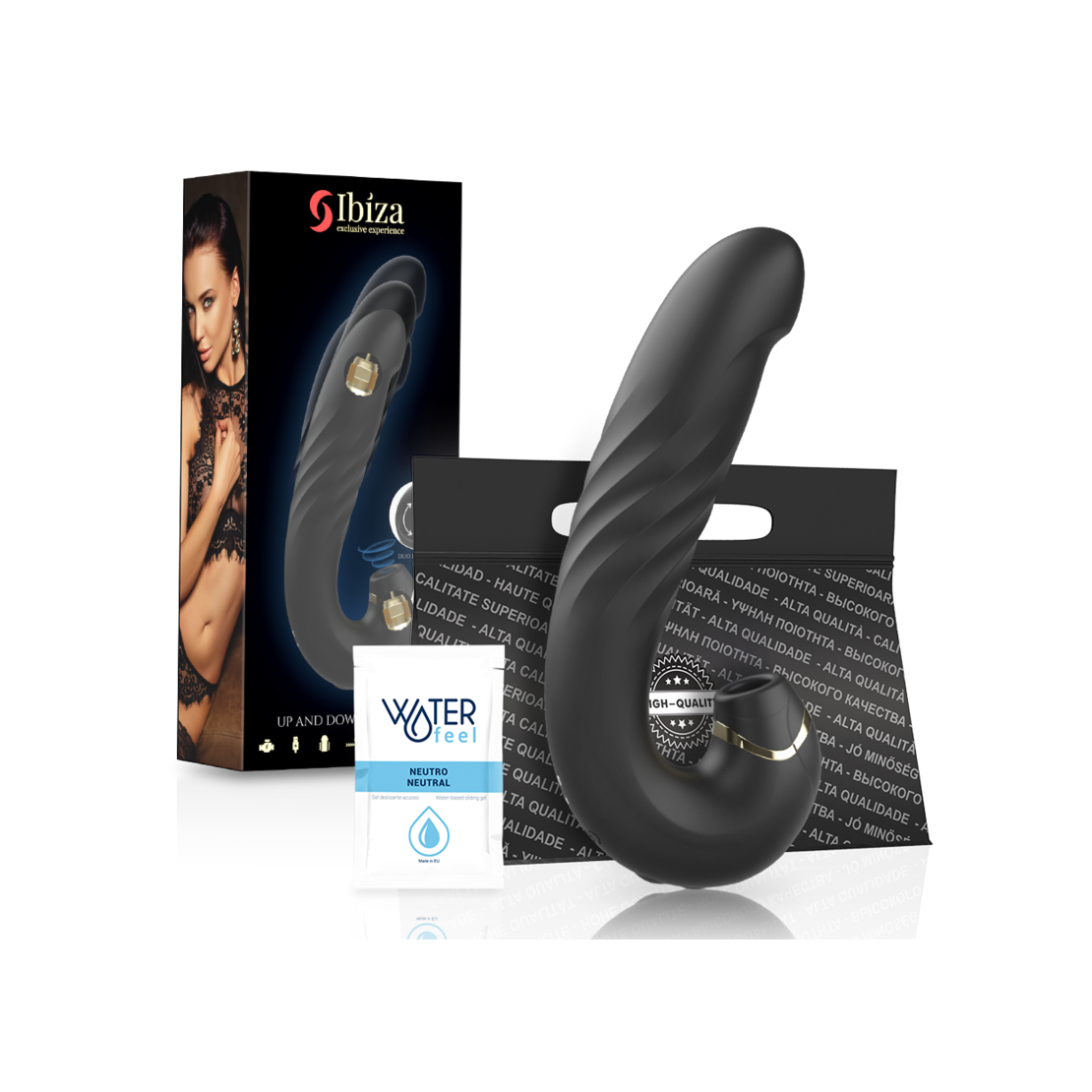 VIBRATORE DOPPIA STIMOLAZIONE PER CLITORIDE E...
