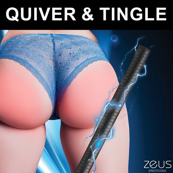 BASTONE ELETTROSTIMOLATORE  SEX TOY RICARICABILE PER GIOCHI BDSM ZEUS