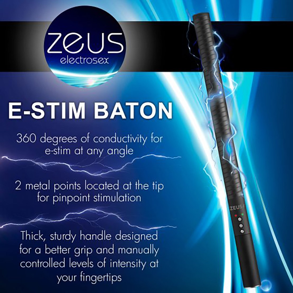 BASTONE PER ELETTROSTIMOLAZIONE SEX TOY...