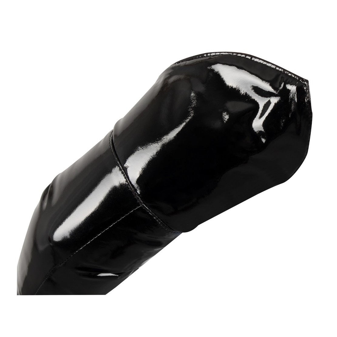 GUANTI LUNGHI LUCIDI SEXY IN PVC NERI