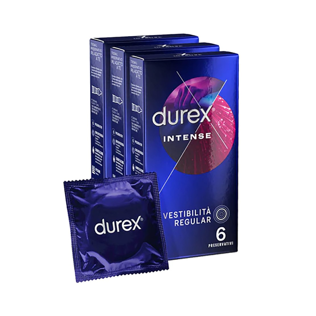 PROFILATTICI DUREX INTENSE CON RILIEVI E...