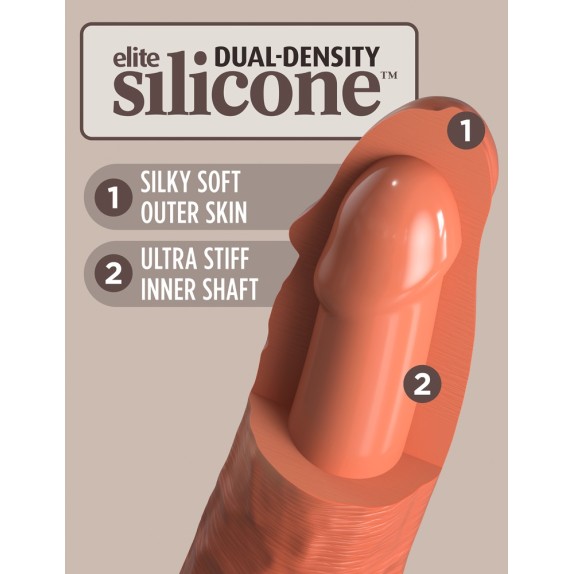 SEX TOY FALLO REALISTICO CON VIBRAZIONE KING COCK ELITE 20CM